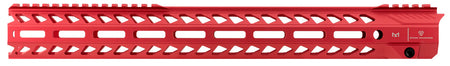 Strike Industries Strike Rail AR-15 M-LOK Handguard Red Aluminum 17"