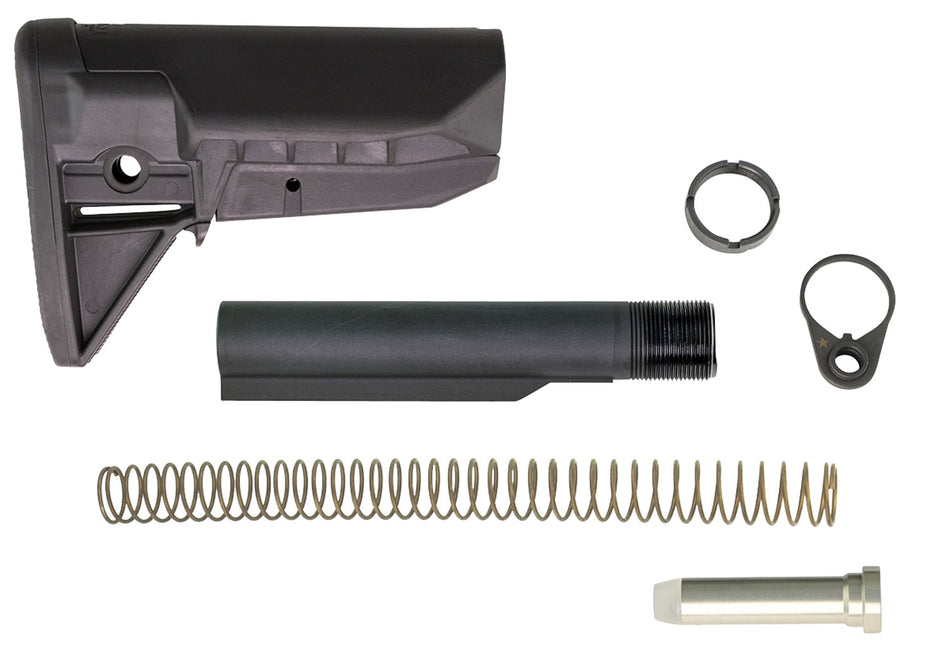 BCM Gunfighter Mod 0 SOPMOD Widebody Stock Kit Black AR-Platform