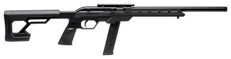 Savage Arms 45120 64 Precision Full Size 22 LR 20+1 16.50" Matte Black Heavy Threaded Barrel, Matte Black Picatinny Rail Carbon Steel Receiver, M-LOK Handguard, Black Chassis Synthetic Stock, Right Ha
