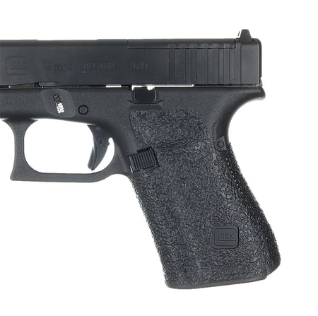 Talon Grips 383R Black Rubber Adhesive Grip for Glock Gen5 19/23/25/32/38/44 Medium Backstrap