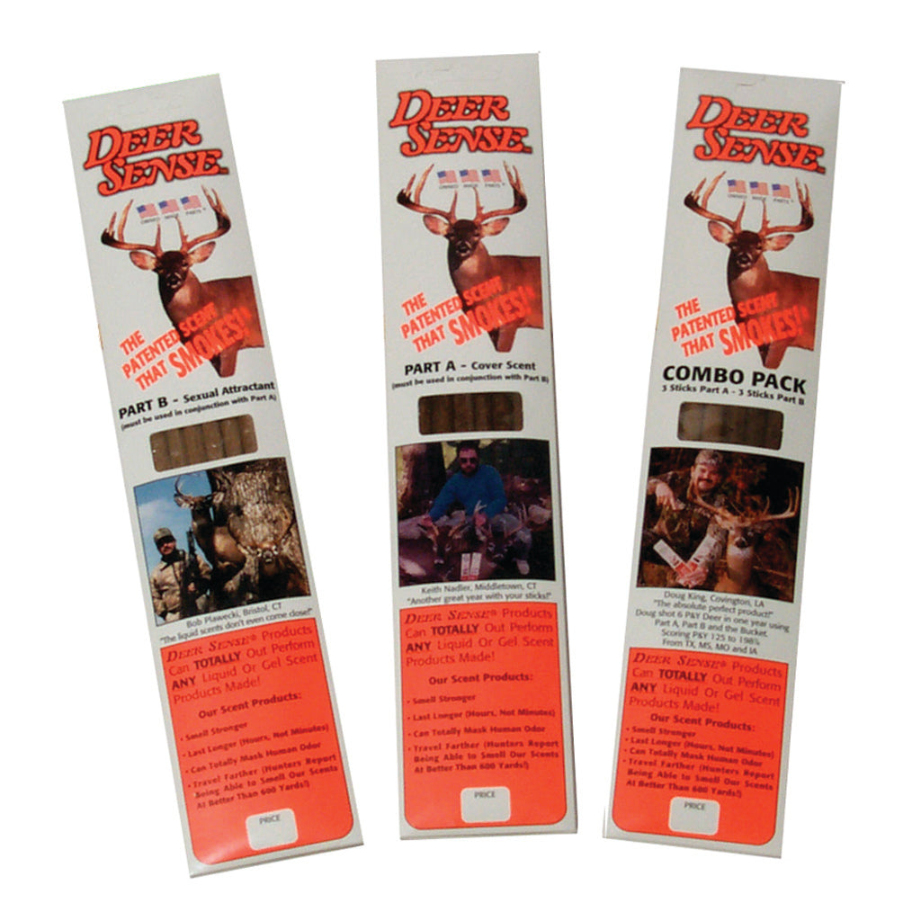 Deer Quest Deer Sense Part A Cover Scent Smoke Sticks 6 Pack