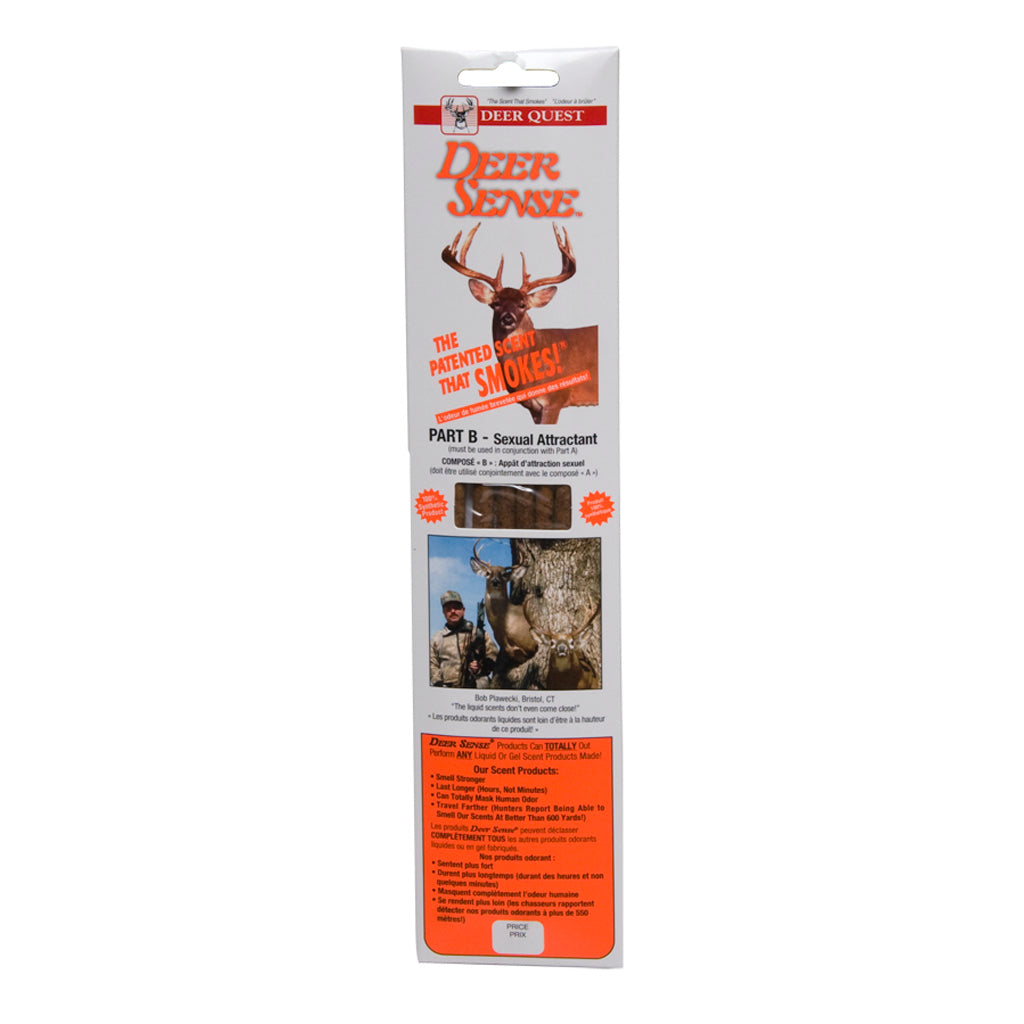 Deer Quest Deer Sense Part B Sexual Attractant Smoke Sticks 6 Pack