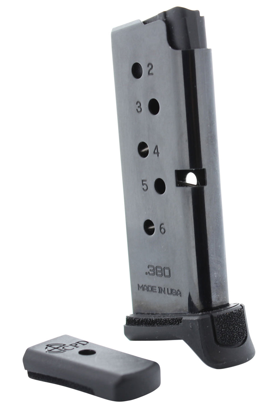 DuraMag Replacement 6-Round .380 ACP Magazine for Ruger LCP/LCP II Black Detachable