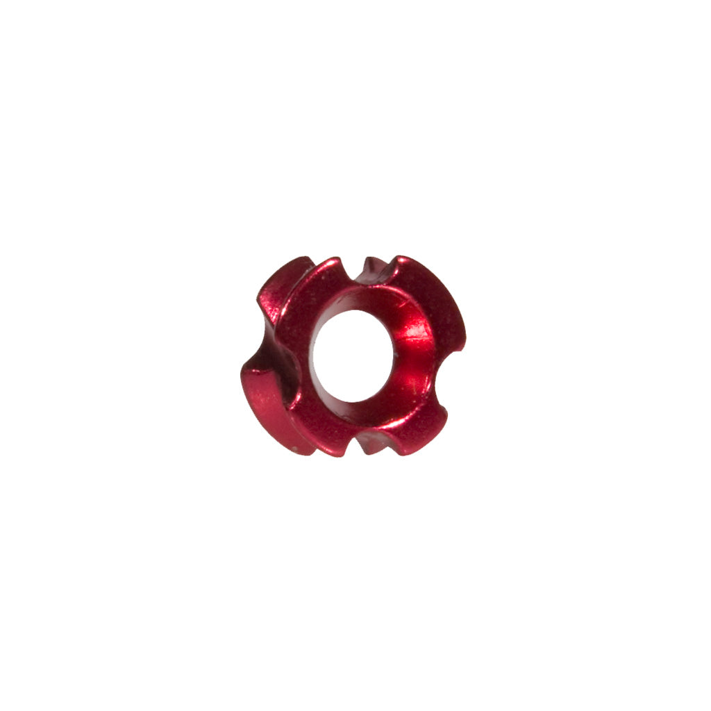 October Mountain TriView Peep Sight Red 3/16 in. Ultra-Light Aluminum