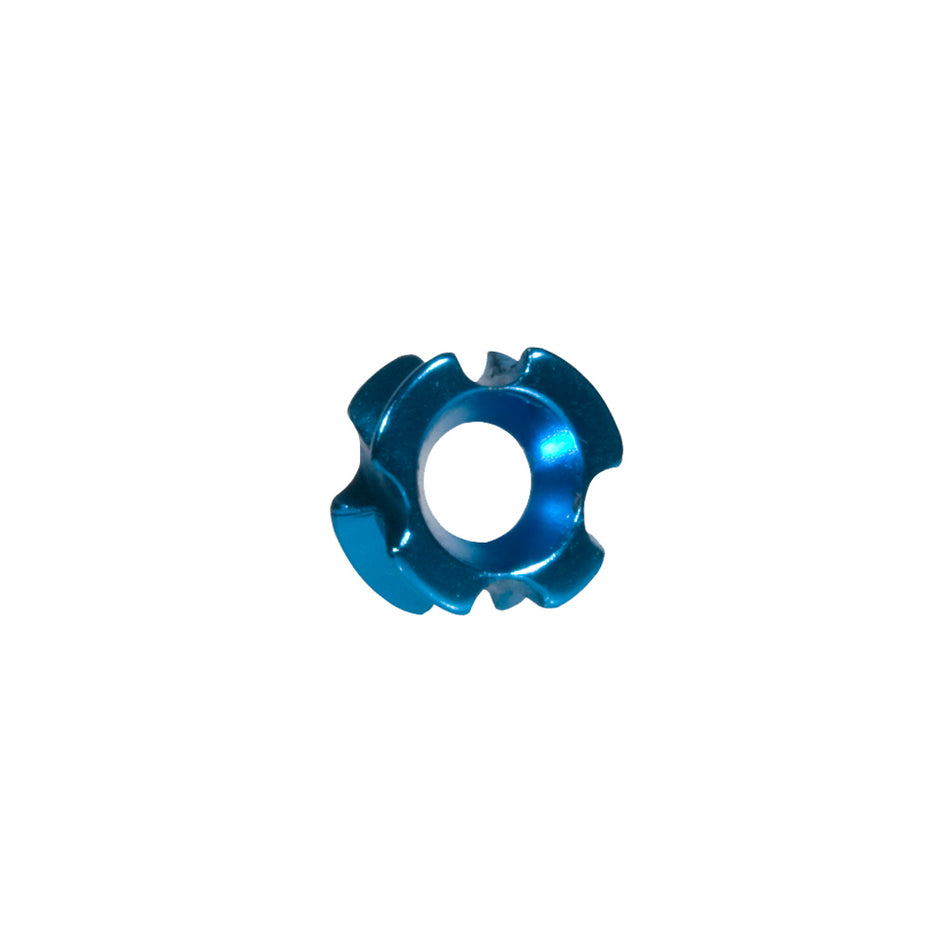 October Mountain TriView Peep Sight Blue 1/8 in. Ultra-Light Aluminum