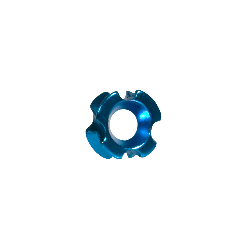 October Mountain TriView Peep Sight Blue 1/4 in. Ultra-Light Aluminum