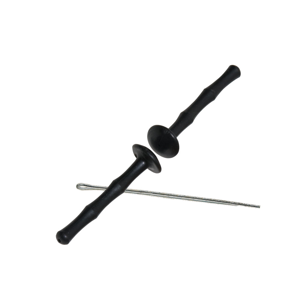 Fin Finder Hydro-Shot Finger Savers Black Bowfishing String Savers 2 Pack