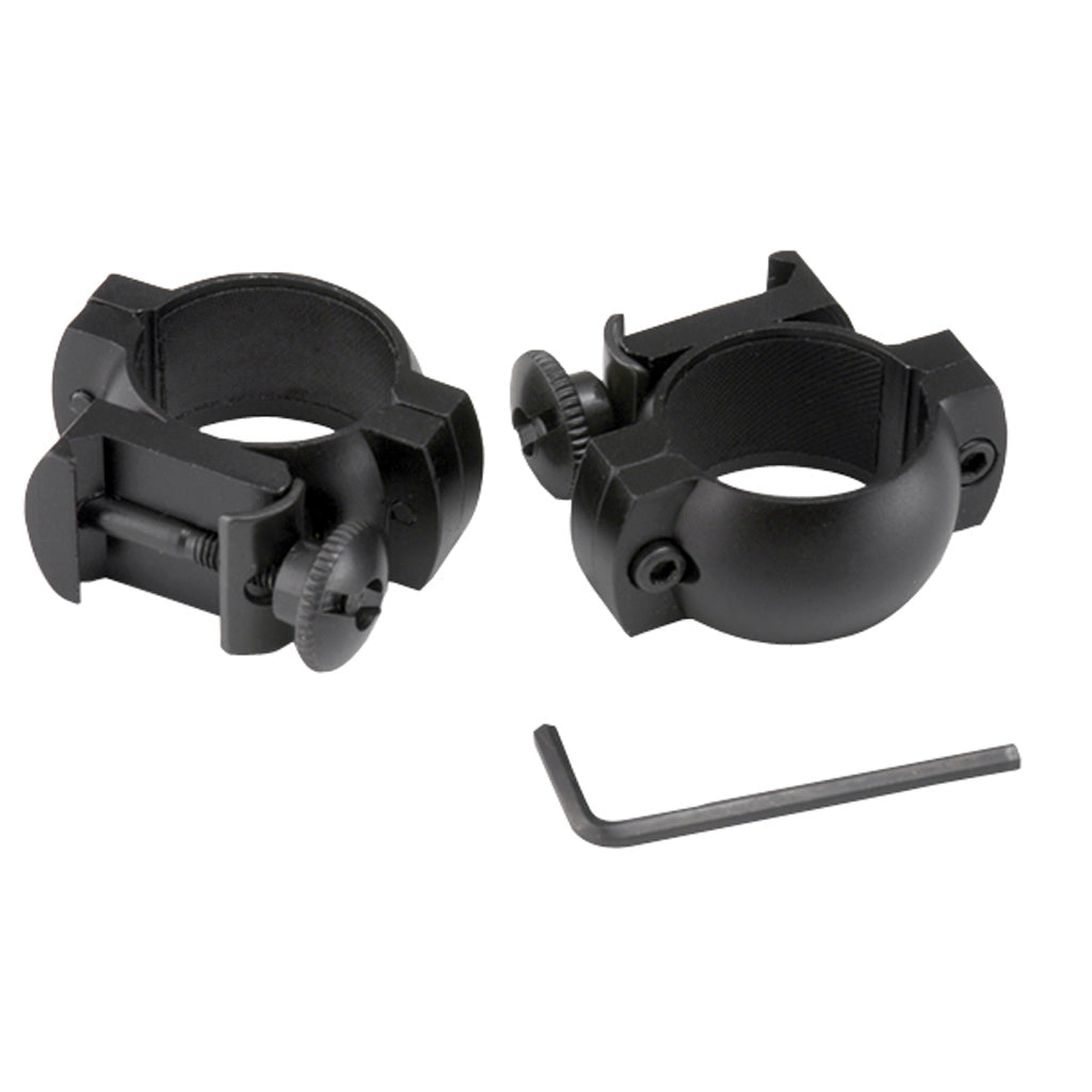 Excalibur 30mm Scope Rings Flat Black Weaver Style Base