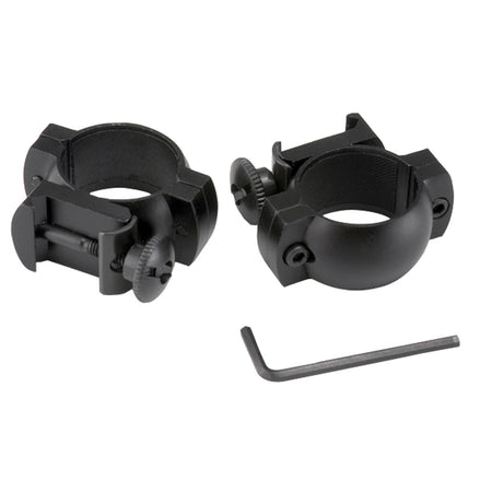 Excalibur 30mm Scope Rings Flat Black Weaver Style Base