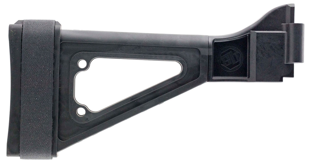 SB Tactical SBTI01SB SBTi Skeletonized Pistol Stabilizing Brace Black Synthetic 10.50" for H&K UMP B&T APC