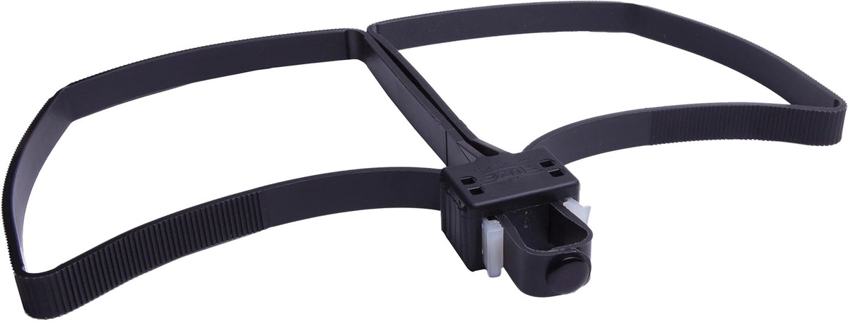 Uzi Accessories UZIFLXCB Single-Use Flex Cuff Black Polymer Adjustable