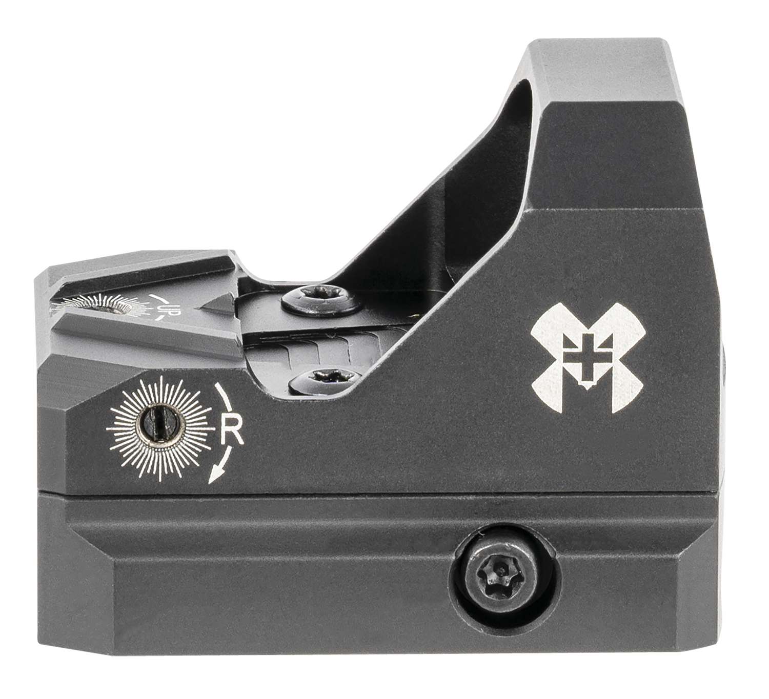 M+M Industries Low Profile Micro Red Dot Sight 3 MOA with 2 Batteries 50000Hr Life