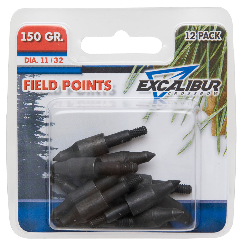 Excalibur 11/32 Crossbow Field Points 150 gr. 12 pk.