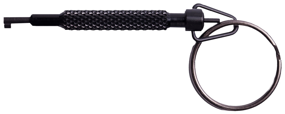 Uzi UZIKEYROTATI Rotating Handcuff Key Black Metal 0.90 oz