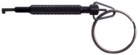 Uzi UZIKEYROTATI Rotating Handcuff Key Black Metal 0.90 oz