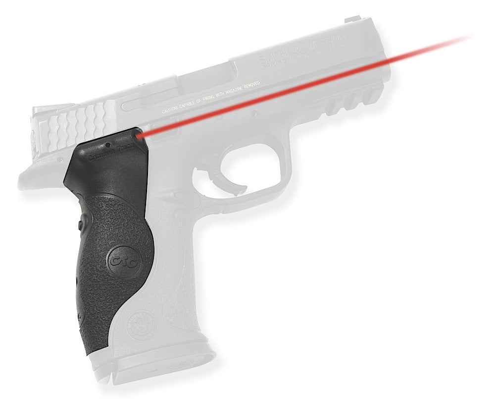 Crimson Trace LG-360 Lasergrips for S&W M&P Full-Size Pistol, Red Laser, Black Polymer