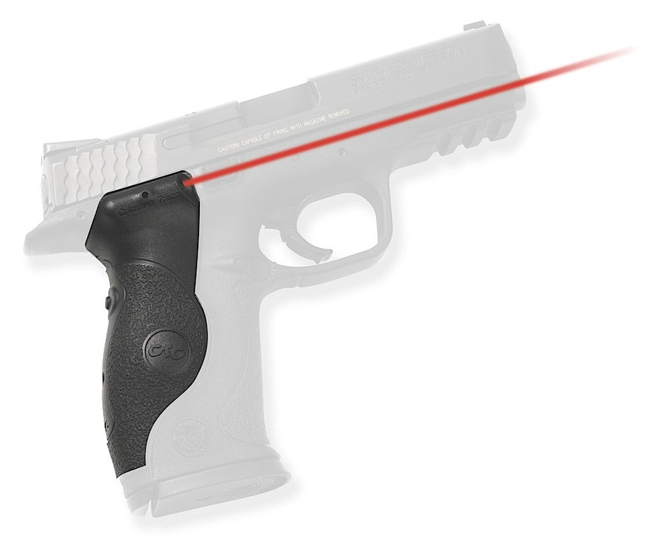 Crimson Trace LG-360 Lasergrips for S&W M&P Full-Size Pistol, Red Laser, Black Polymer
