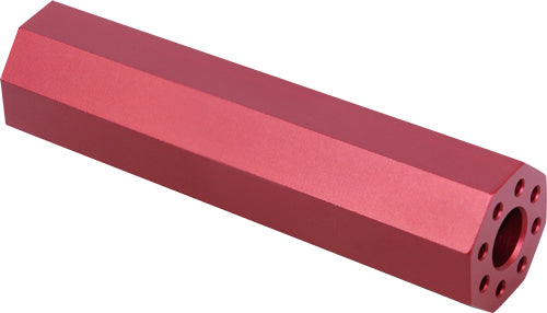 Guntec AR15 Fake Suppressor 4.5" 1/2x28 Threaded Red
