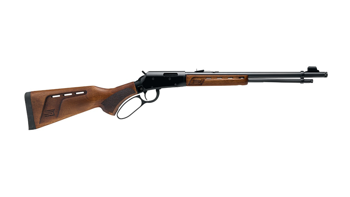 Savage Arms 46020 Revel Deluxe Full Size 22 LR 12+1 18" Black Threaded Barrel, Black Drilled & Tapped Aluminum Receiver, Satin Walnut Fixed Stock, Right Hand