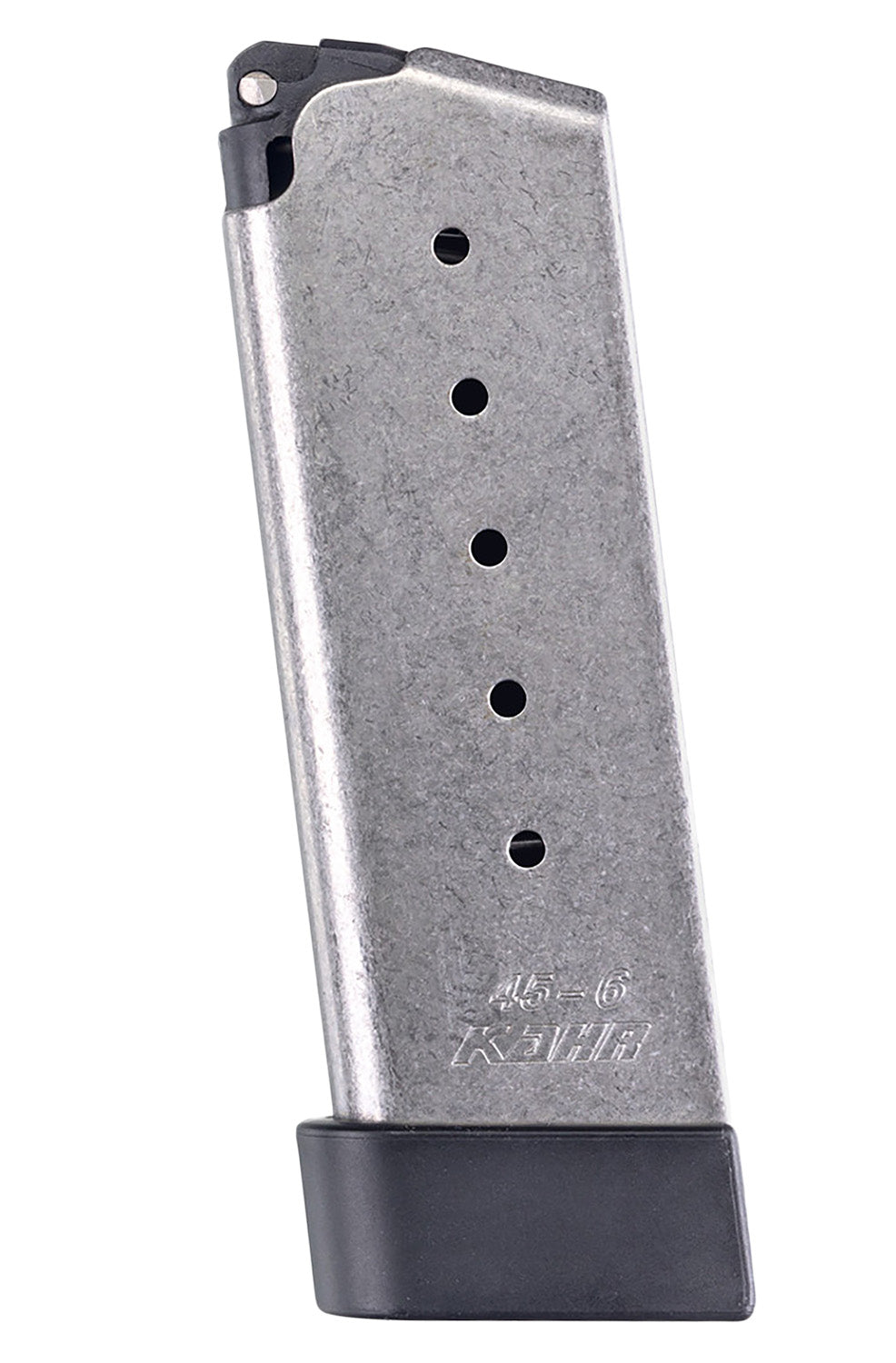 Kahr Arms K625G OEM Stainless 6rd .45 ACP Magazine with Grip Extension for CM/PM