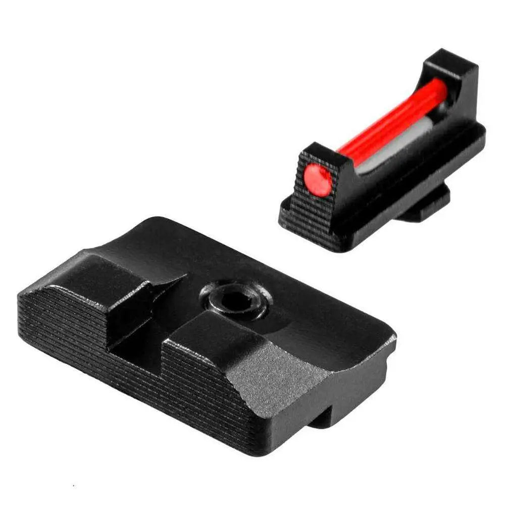 TRUGLO Handgun Sight Set Fiber Optic Pro Glock MOS Low Set (6 Per Case)