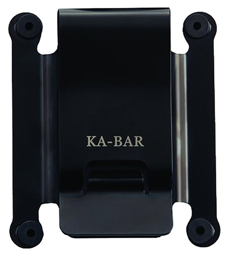 Ka-Bar 1480CLIP Reversible Black Metal Belt Clip for TDI, Hinderer & Becker Fixed-Blade Knives