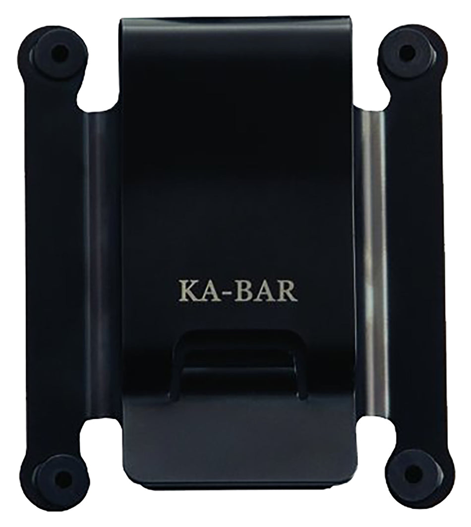 Ka-Bar 1480CLIP Reversible Black Metal Belt Clip for TDI, Hinderer & Becker Fixed-Blade Knives