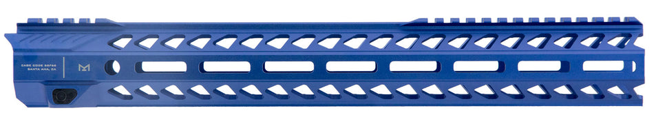 Strike Industries Strike Rail AR-15 M-LOK Handguard Blue Aluminum 15.50"