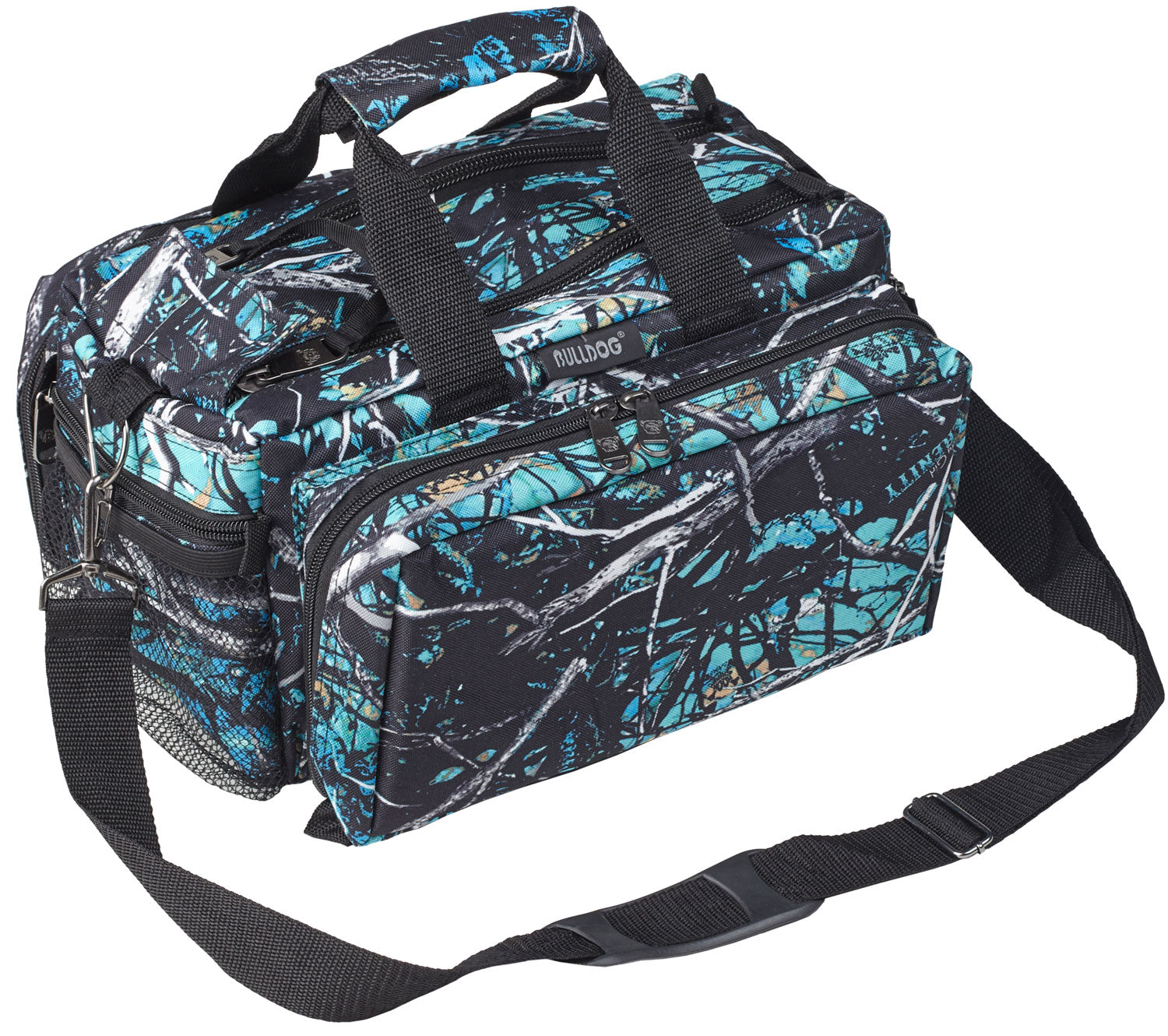 Bulldog BD910SRN Deluxe Range Bag Serenity Camo Nylon Water-Resistant