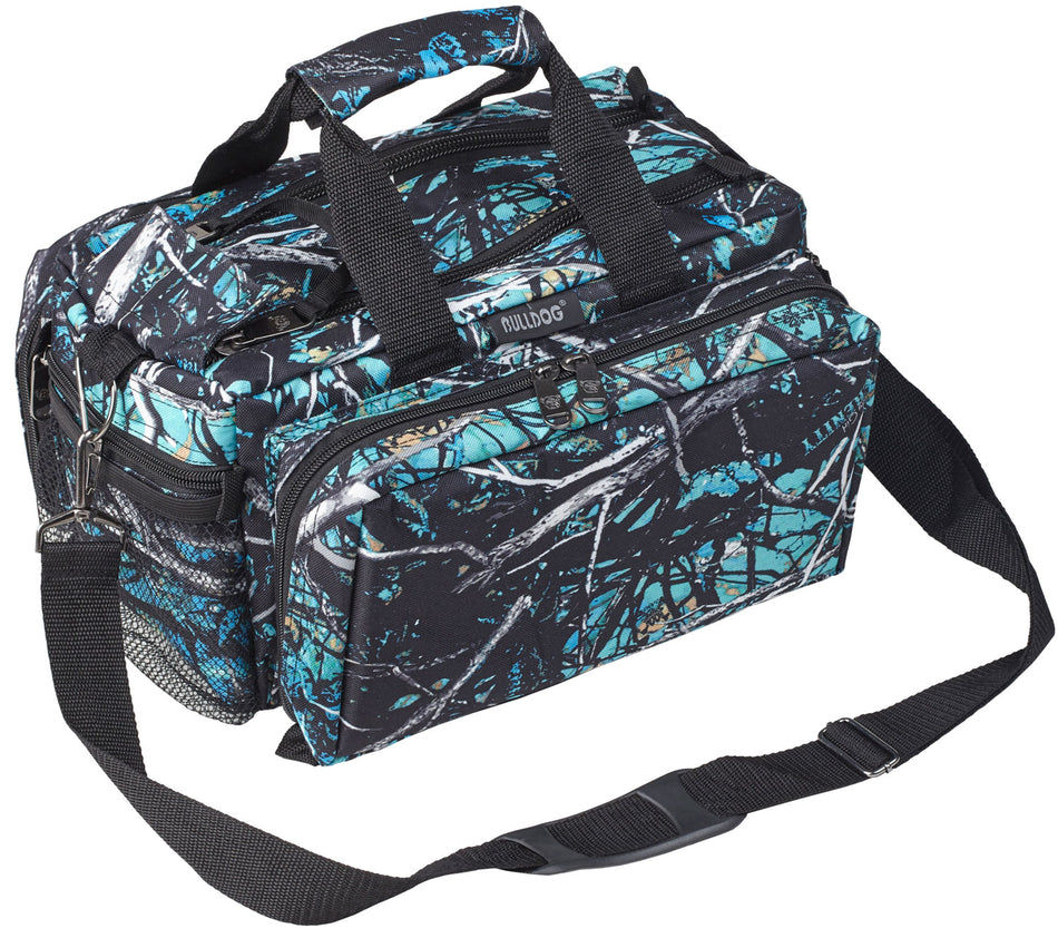 Bulldog BD910SRN Deluxe Range Bag Serenity Camo Nylon Water-Resistant