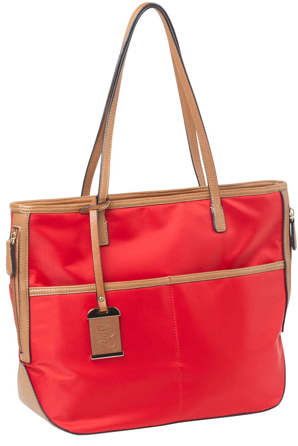 Bulldog BDP056 Tote Concealed Carry Purse with Holster Red Nylon for Small Pistols and Revolvers