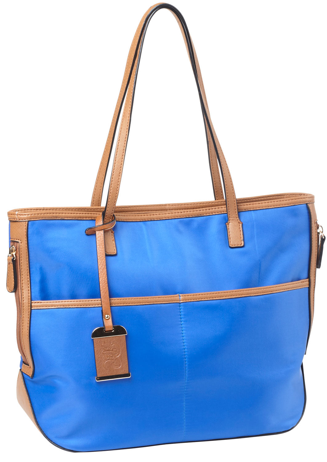 Bulldog BDP057 Tote Concealed Carry Purse with Holster Electric Blue Nylon for Small Pistols and Revolvers