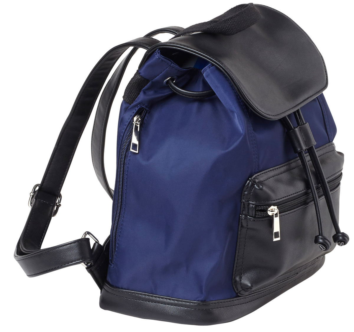Bulldog BDP065 Backpack Purse w/ Holster Leather Navy Black Accents