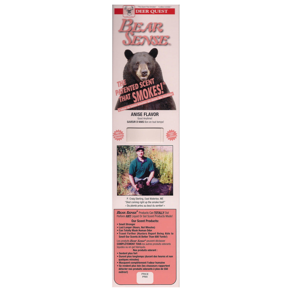 Deer Quest Bear Sense Anise Scent Attractant Smoke Sticks 6 Pack