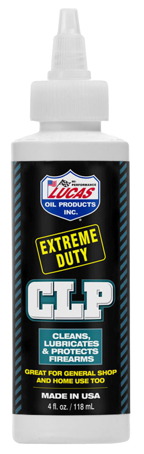Lucas Oil 10915 Extreme Duty CLP Firearms Cleaner 4 oz Squeeze Bottle