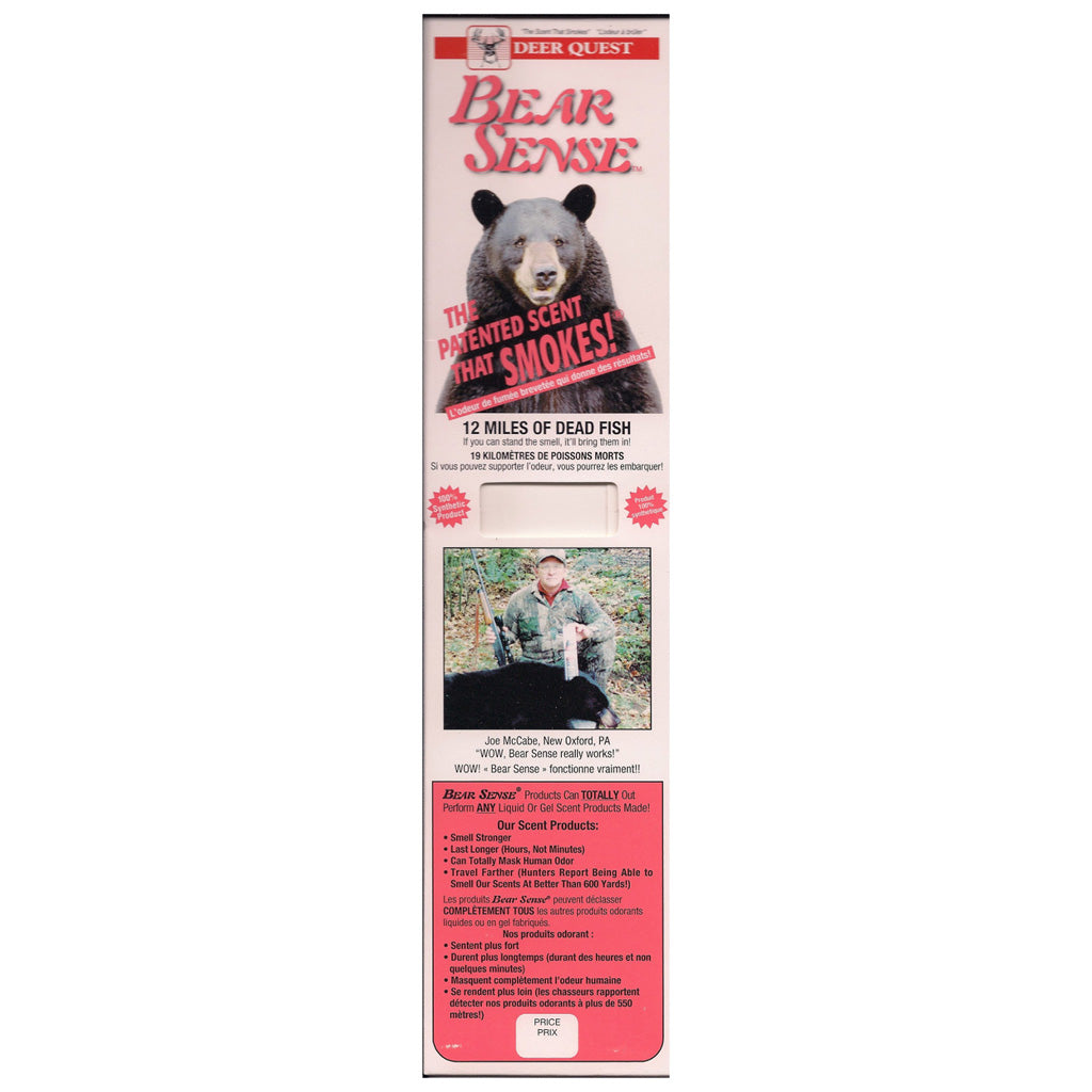 Deer Quest Bear Sense 12 Miles of Dead Fish Bear Attractant Smoke Sticks 6 Pack
