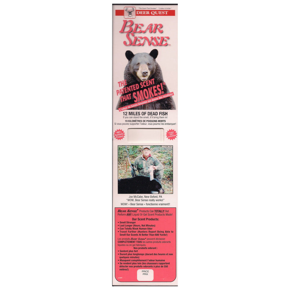 Deer Quest Bear Sense 12 Miles of Dead Fish Bear Attractant Smoke Sticks 6 Pack