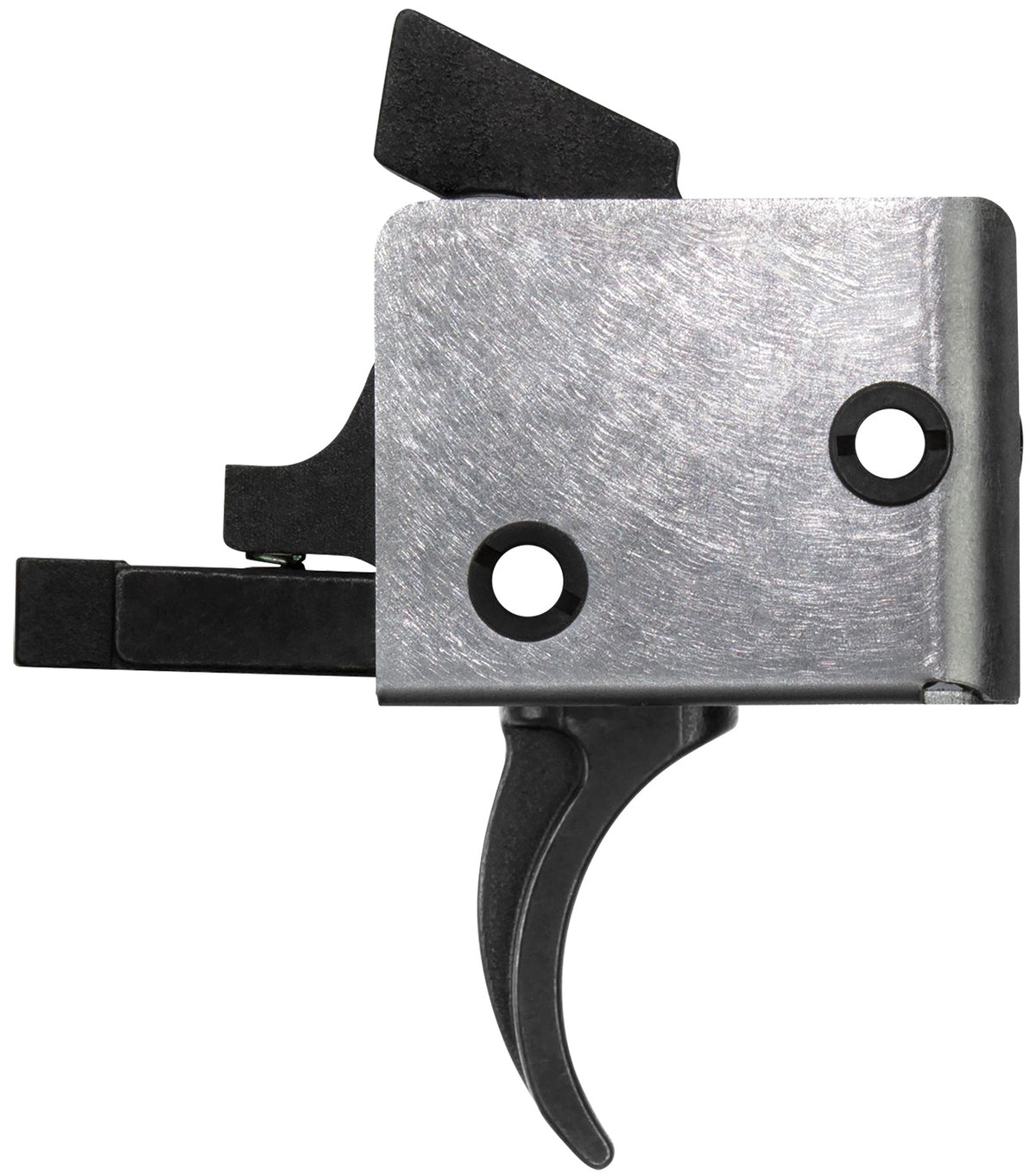 CMC Triggers 93501 Drop-In Single-Stage Curved AR-15 Trigger, 5-5.5 lb Pull, Black/Silver