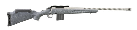 Ruger 46910 American II Full Size 6mm ARC 10+1 20" Cobalt Cerakote Spiral Fluted Threaded Barrel & Alloy Steel Receiver w/Picatinny Rail, Gray Splatter Adj LOP Synthetic Stock