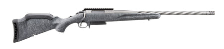 Ruger 46914 American II Full Size 270 Win 4+1 20" Cobalt Cerakote Spiral Fluted Threaded Barrel & Alloy Steel Receiver Picatinny w/Rail Receiver, Gray Splatter Adj LOP Synthetic Stock