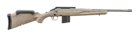 Ruger 46926 American II Ranch Full Size 6mm ARC 10+1 16.10" Cobalt Cerakote Spiral Fluted Threaded Barrel & Alloy Steel Receiver w/Picatinny Rail, Flat Dark Earth Splatter Adj LOP Synthetic Stock