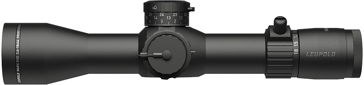 Leupold 173301 Mark 5HD Matte Black 3.6-18x44mm 35mm Tube Illuminated FFP TRM Reticle Riflescope