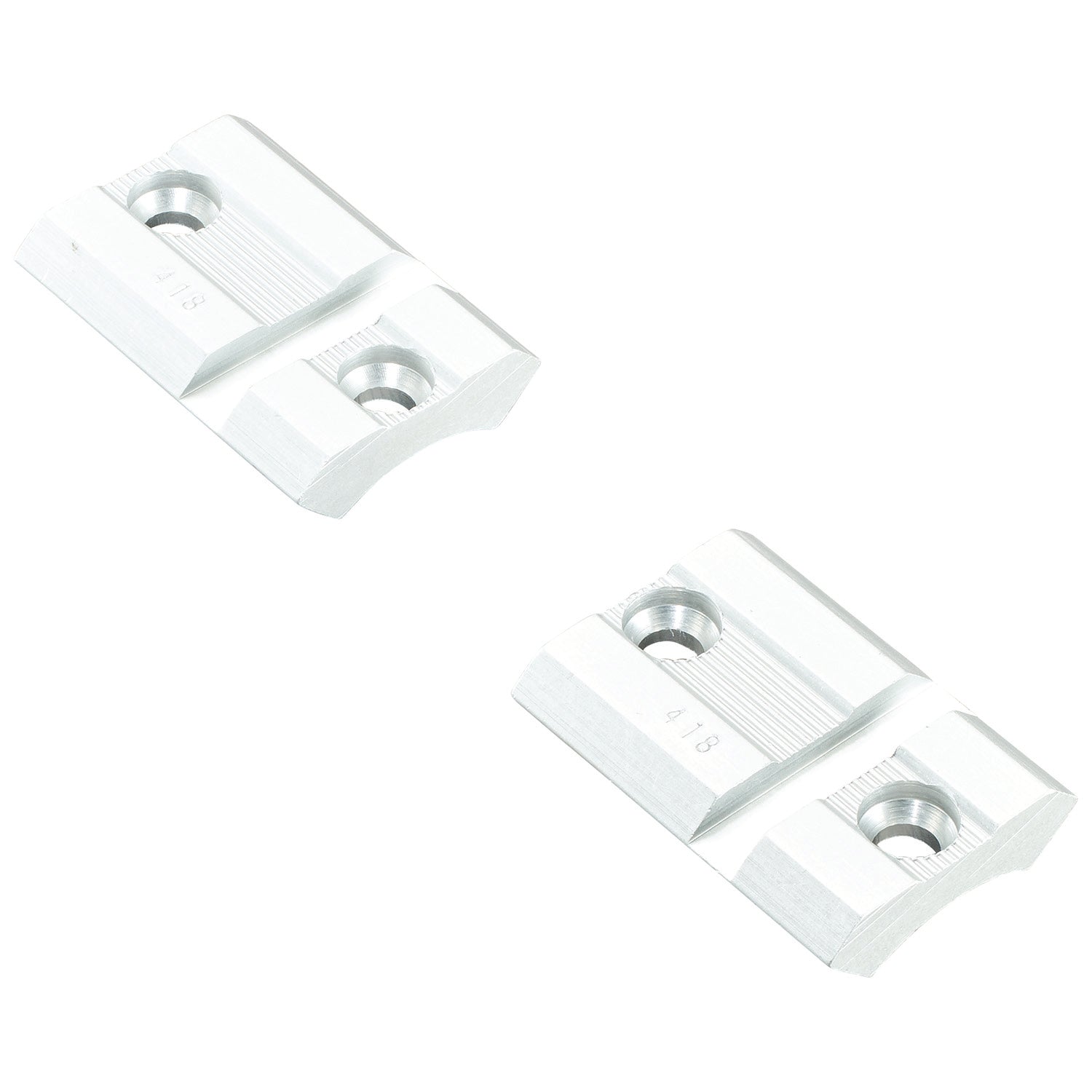 Weaver 48453 Top Mount Base 418S Silver CVA/Traditions/Winchester