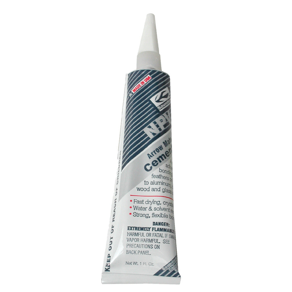Saunders NPV Arrow Fletching Cement 1 oz.