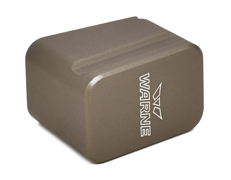 Warne Magazine Extension Glock 17/22 +3/9mm +2/40 FDE