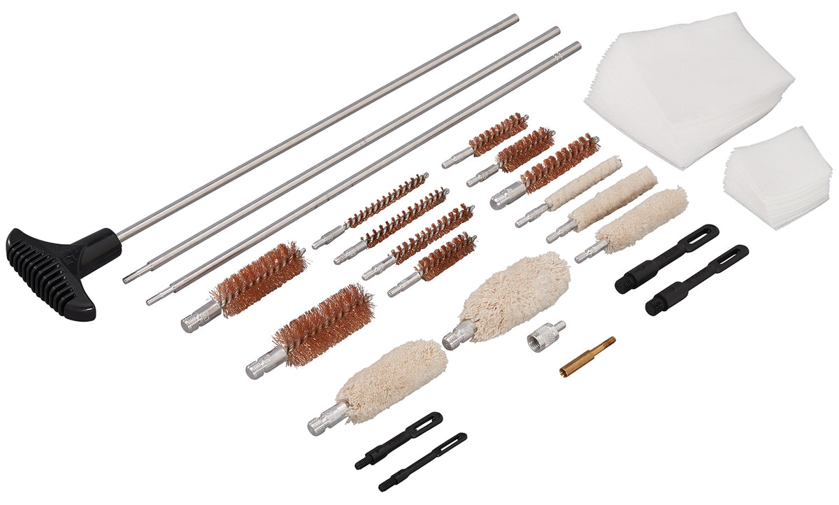 Hoppe's UAC76 Universal Accessory Cleaning Kit Multi-Caliber with Silver Hard Case