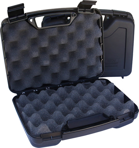 MTM Case-Gard SS-2500 Single Handgun Case Black Polypropylene for Handguns w/ 4" Barrel or Less