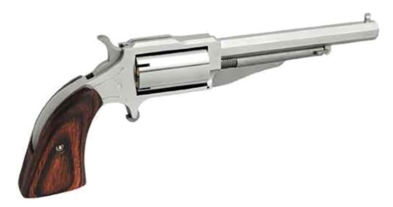 NAA Earl Companion Cap & Ball Revolver .22 Cal 4" Barrel #11 Percussion Stainless - 5 Round with Kit
