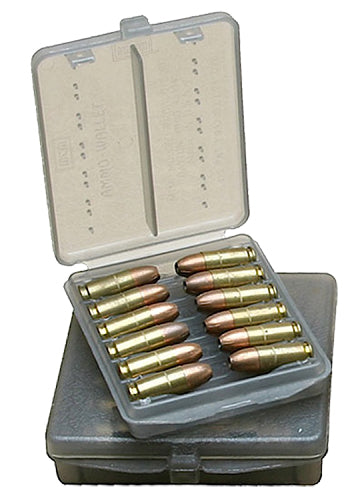 MTM Case-Gard W184541 Handgun Ammo Wallet 45 ACP 18rd Clear Smoke Polymer