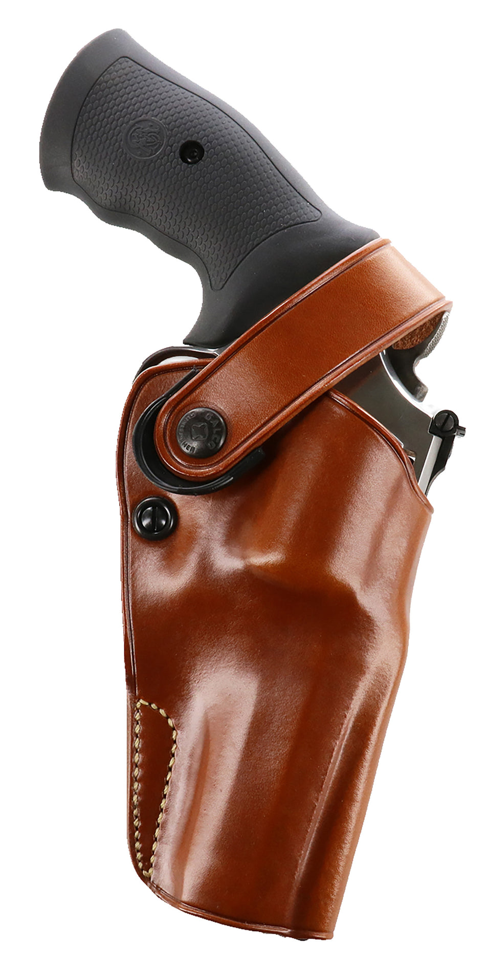 Galco DAO186 DAO OWB Holster, Tan Leather, Belt Slide, Fits Ruger Alaskan 2.5" Barrel, Right Hand